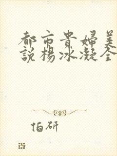 都市贵妇美腿小说杨冰凝全文阅读