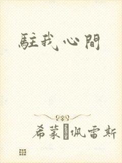 驻我心间封面