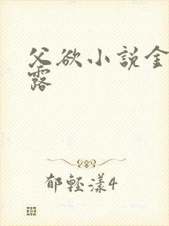 父欲小说金银花露封面