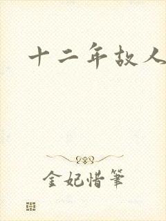 十二年故人戏
