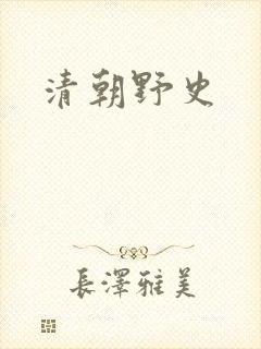 清朝野史