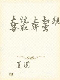 大炕上和亲亲公各取所需封面