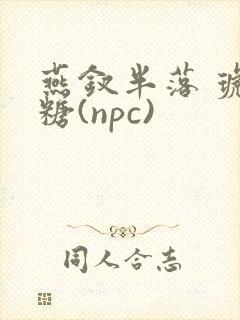 燕钗半落 琥珀糖(npc)