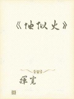 《他似火》封面