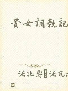 贵女调教记