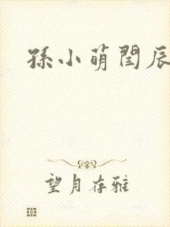 孙小萌闫辰封面