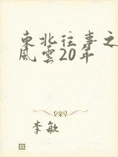 东北往事之黑道风云20年