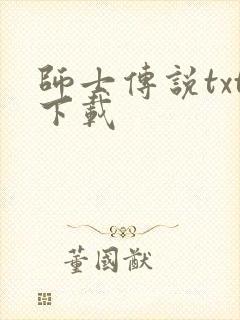 师士传说txt下载封面