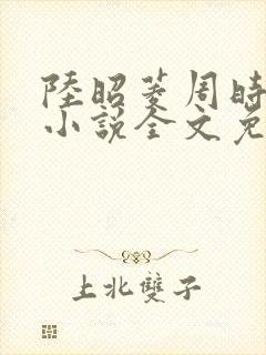 陆昭菱周时阅的小说全文免费阅读