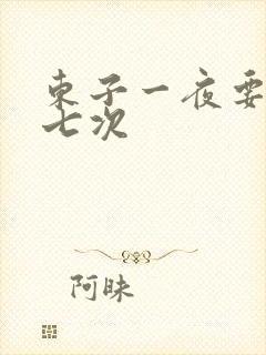东子一夜要白洁七次封面