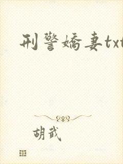 刑警娇妻txt
