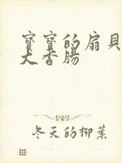 宝宝的扇贝想吃大香肠