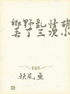 乡野乱情胡秀英丢了三次小说封面