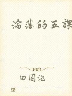 沦落的五课封面