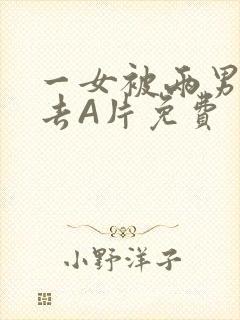 一女被两男桶进去A片免费