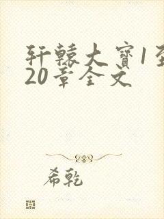 轩辕大宝1至720章全文