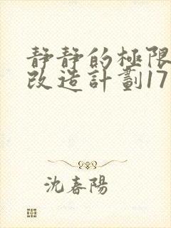 静静的极限自我改造计划17封面