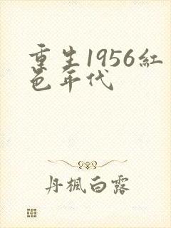 重生1956红色年代封面