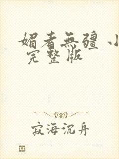 媚者无疆 小说 完整版