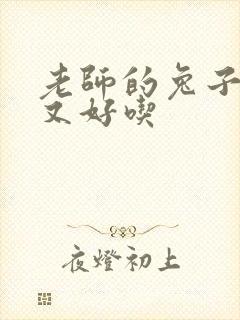 老师的兔子又大又好吃封面