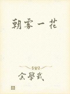 朝雾一花封面
