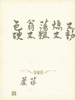 色翁荡熄又大又硬又粗又动态图