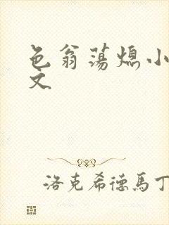 色翁荡熄小说全文封面