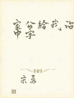 家公给我治疗5中字封面