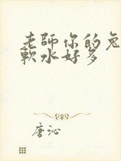 老师你的兔子好软水好多