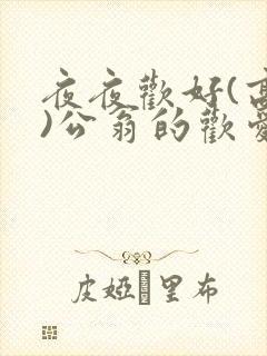 夜夜欢好(高h)公翁的欢爱