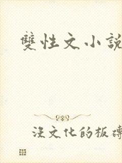 双性文小说