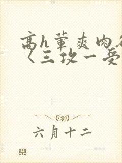 高h荤爽肉欲文〈三攻一受〉视频封面