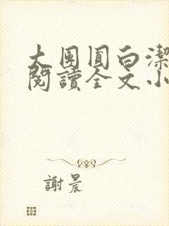 大团圆白洁免费阅读全文小说