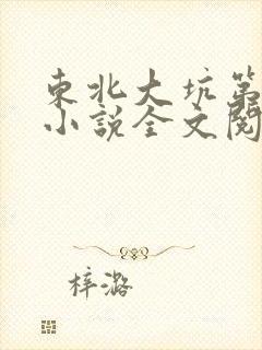 东北大坑第二部小说全文阅读