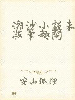 潮沙小说未删减版笔趣阁