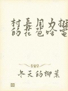 村长用力挺进她的花苞啥电视封面