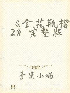 《金花瓶楷梅花2》完整版