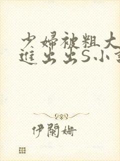 少妇被粗大猛进进出出S小说
