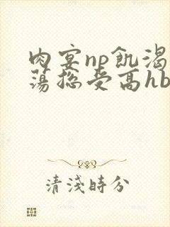 肉宴np饥渴放荡总受高hbl封面