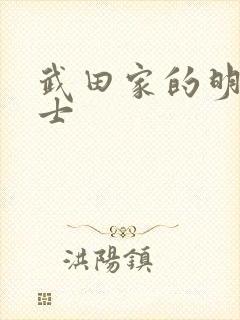 武田家的明国武士