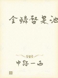 金鳞启是池中物