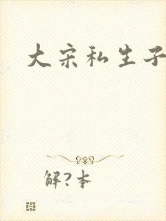 大宋私生子