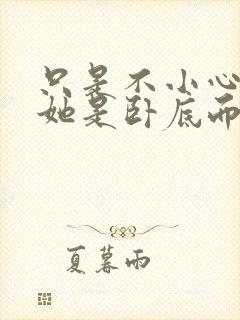 只是不小心发现她是卧底而已