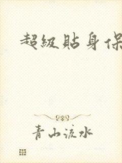 超级贴身保镖封面