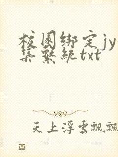 校园绑定jy收集系统txt封面