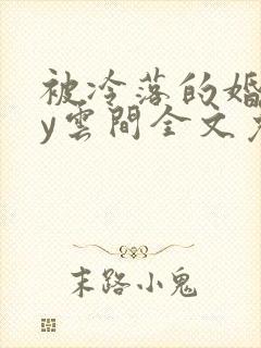 被冷落的婚姻by云间全文免费笔趣阁封面