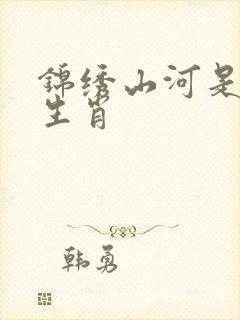 锦绣山河是什么生肖