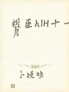 权臣hlH十一月