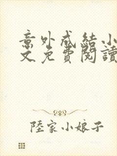 意外成结小说全文免费阅读笔趣阁下载无弹窗