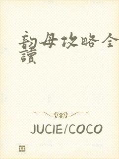 韵母攻略全文阅读